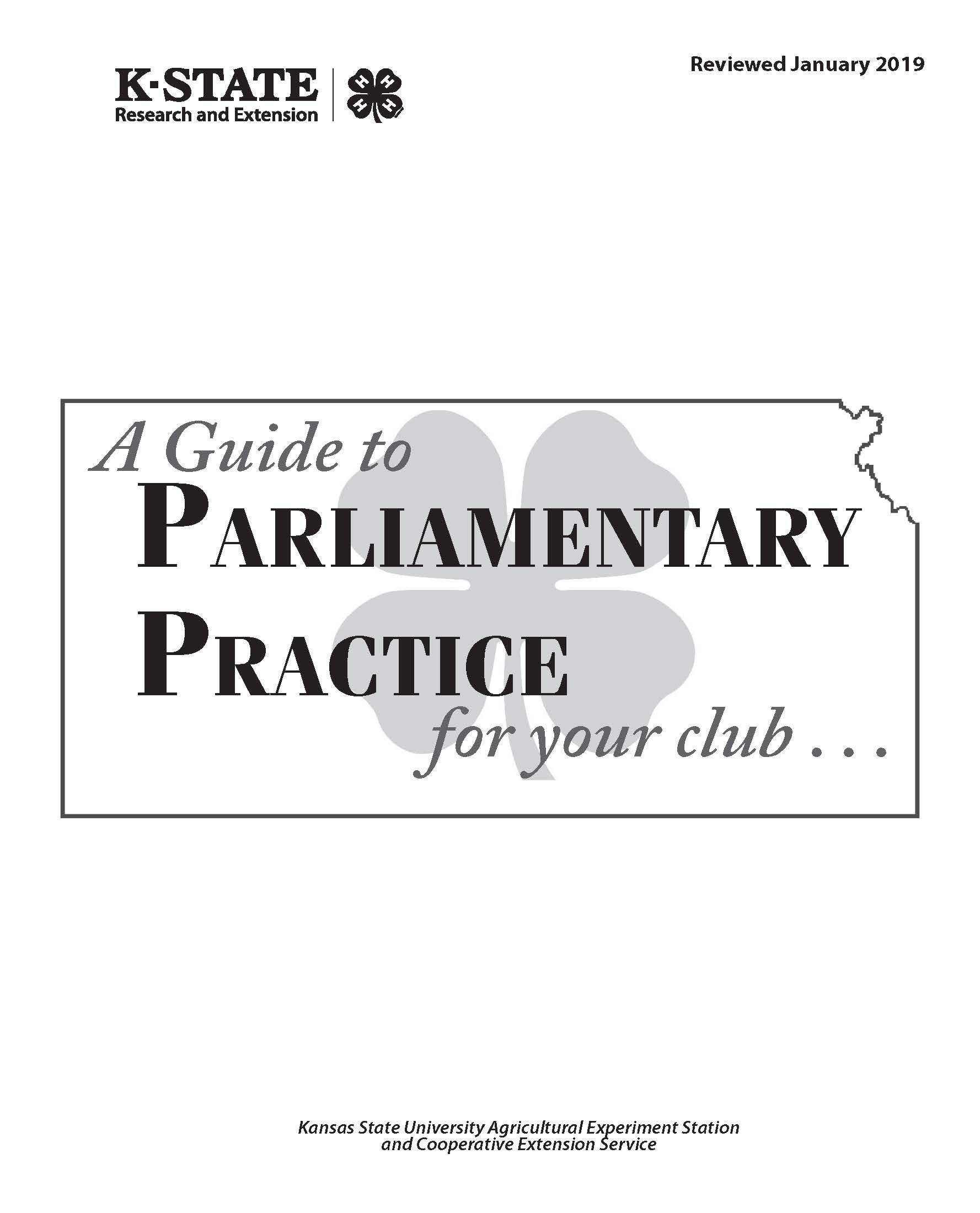 A Guide to Parlimentary Practices