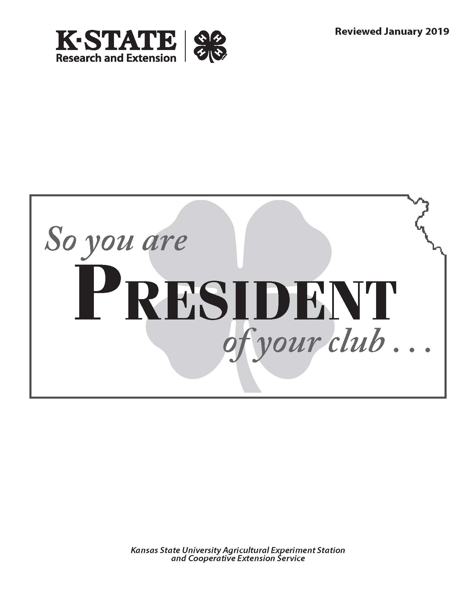 So you are President of your club
