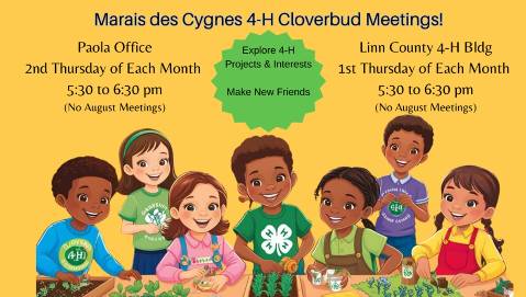 MdC 4-H Cloverbud Meetings!
