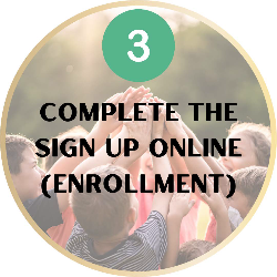 Complete the sign-up online