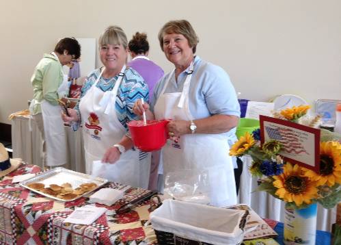 Karen and Gayle at National Festival of Breads in Manhattan June 2017