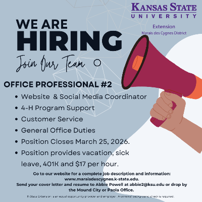 Job Opening OP2 March 2026