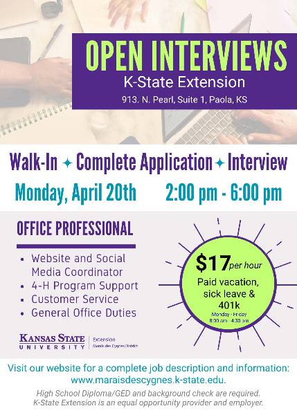 OP2 flyer for April 2026