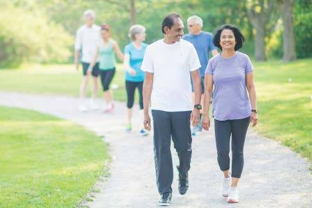 Walk Kansas - Couple Walking Down Path
